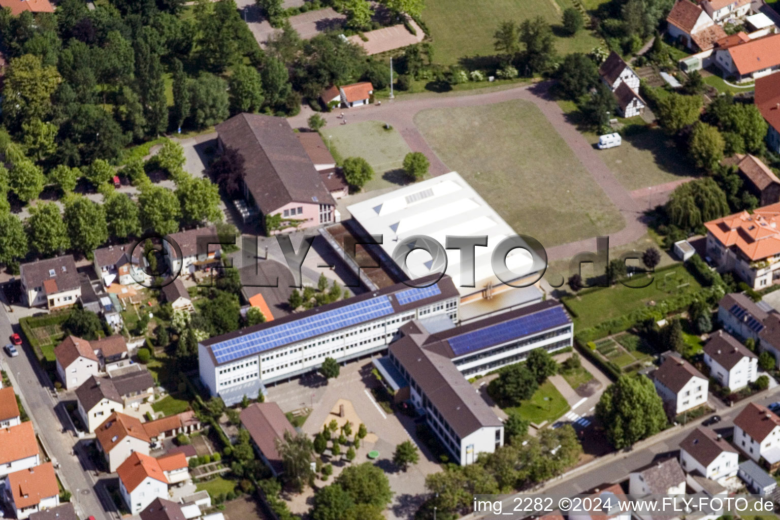 Photographie aérienne de Quartier Herxheim in Herxheim bei Landau dans le département Rhénanie-Palatinat, Allemagne