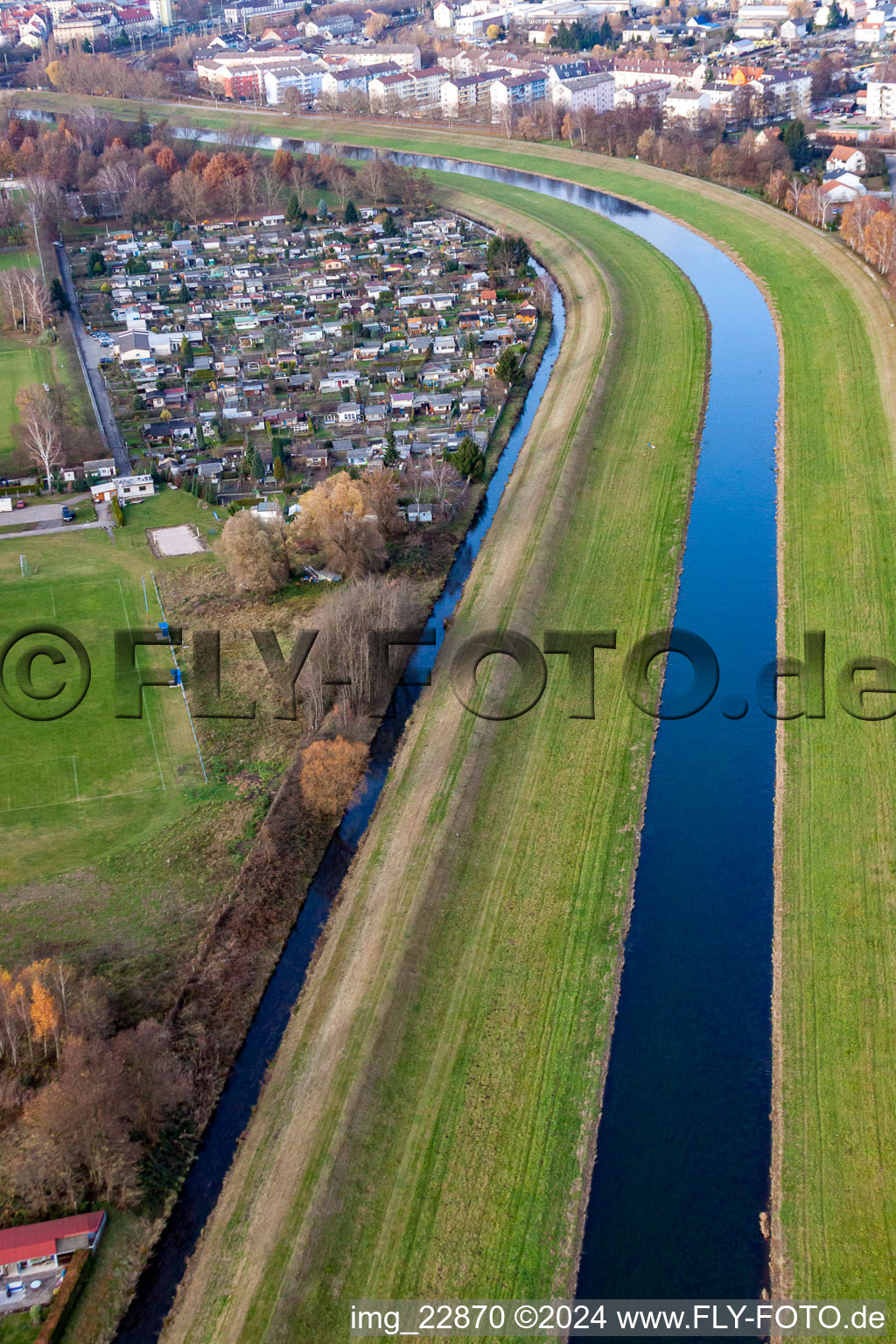 Vue aérienne de Schwalbenrain à Rastatt dans le département Bade-Wurtemberg, Allemagne