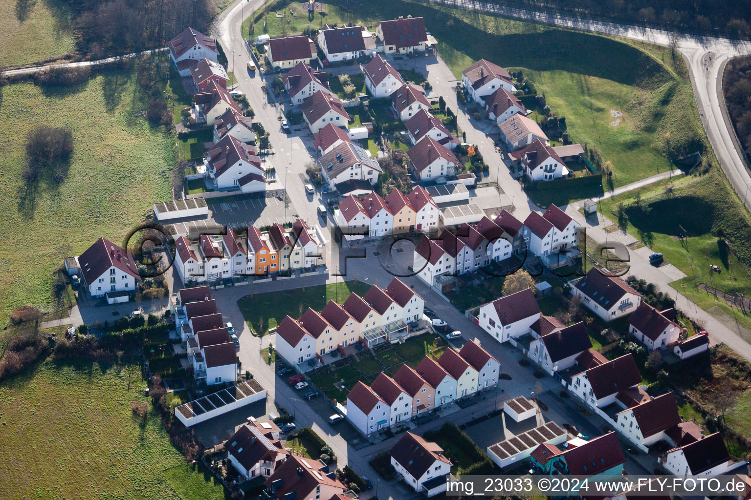 Enregistrement par drone de Wörth am Rhein dans le département Rhénanie-Palatinat, Allemagne