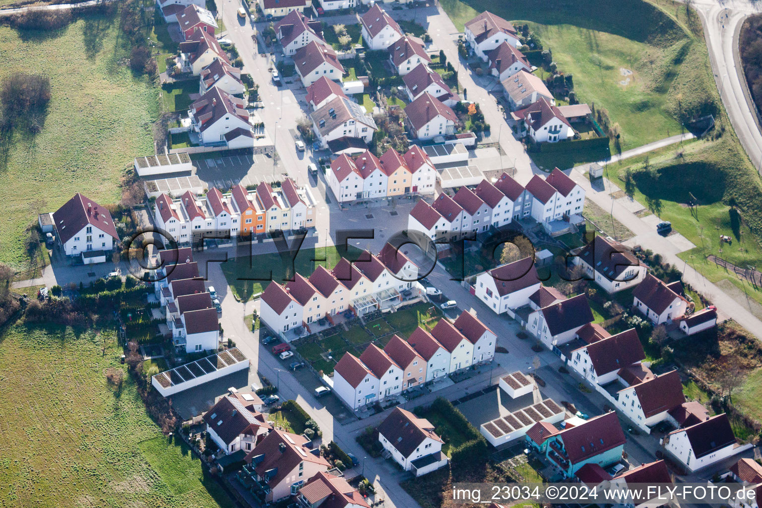 Image drone de Wörth am Rhein dans le département Rhénanie-Palatinat, Allemagne