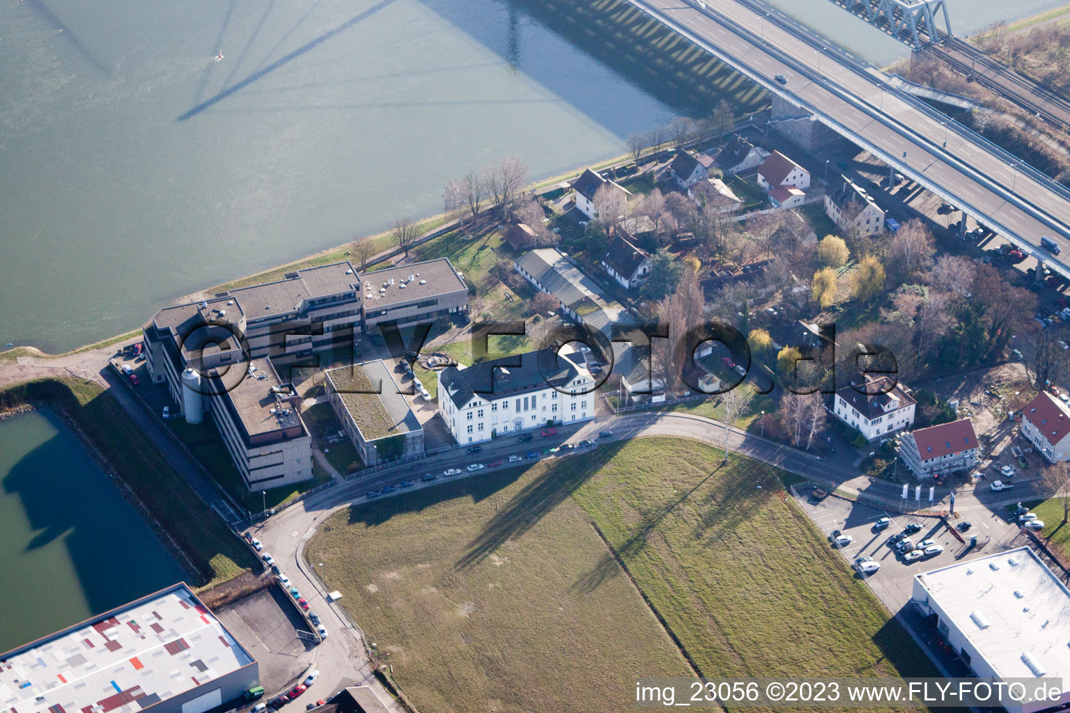 Photographie aérienne de Quartier Maximiliansau in Wörth am Rhein dans le département Rhénanie-Palatinat, Allemagne
