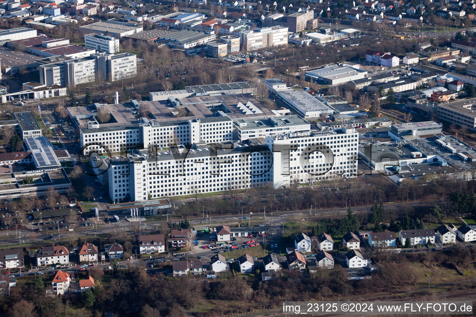 Image drone de Quartier Knielingen in Karlsruhe dans le département Bade-Wurtemberg, Allemagne