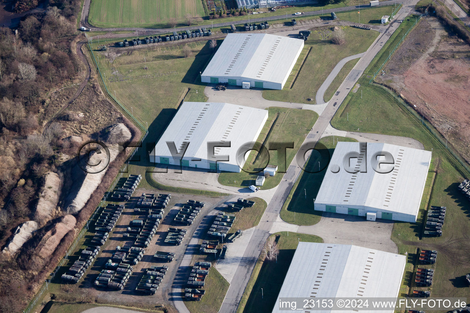 Photographie aérienne de Quartier Knielingen in Karlsruhe dans le département Bade-Wurtemberg, Allemagne