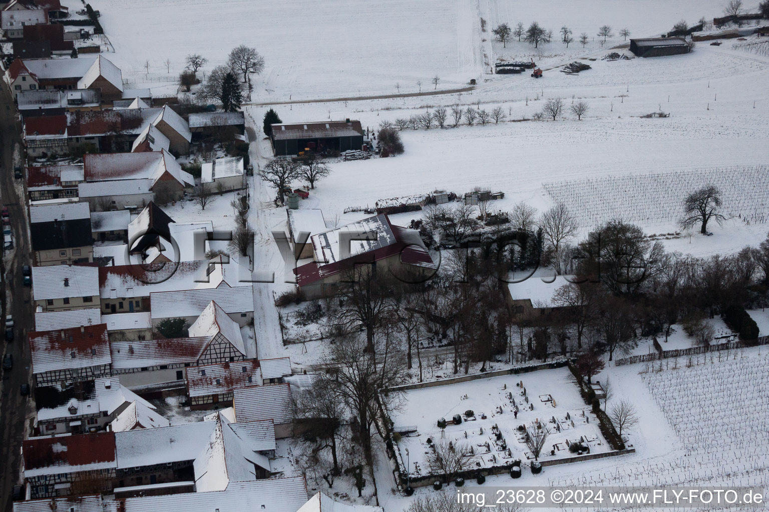 Vollmersweiler dans le département Rhénanie-Palatinat, Allemagne vue d'en haut