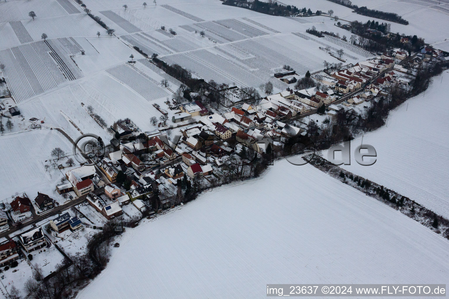 Image drone de Vollmersweiler dans le département Rhénanie-Palatinat, Allemagne