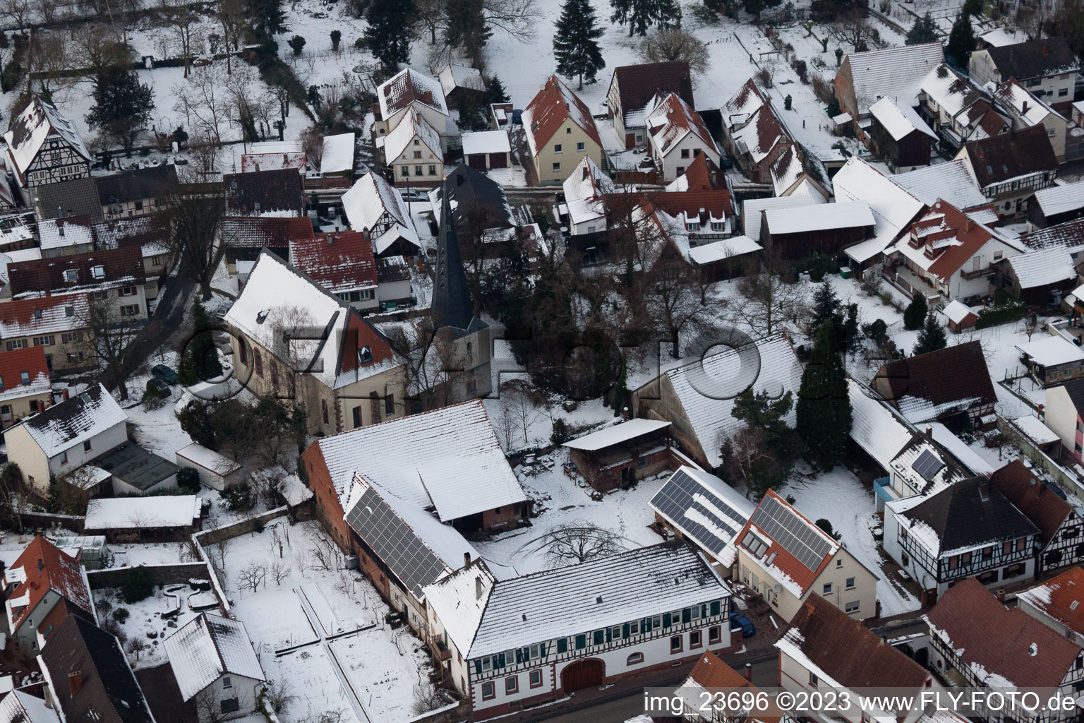 Image drone de Barbelroth dans le département Rhénanie-Palatinat, Allemagne