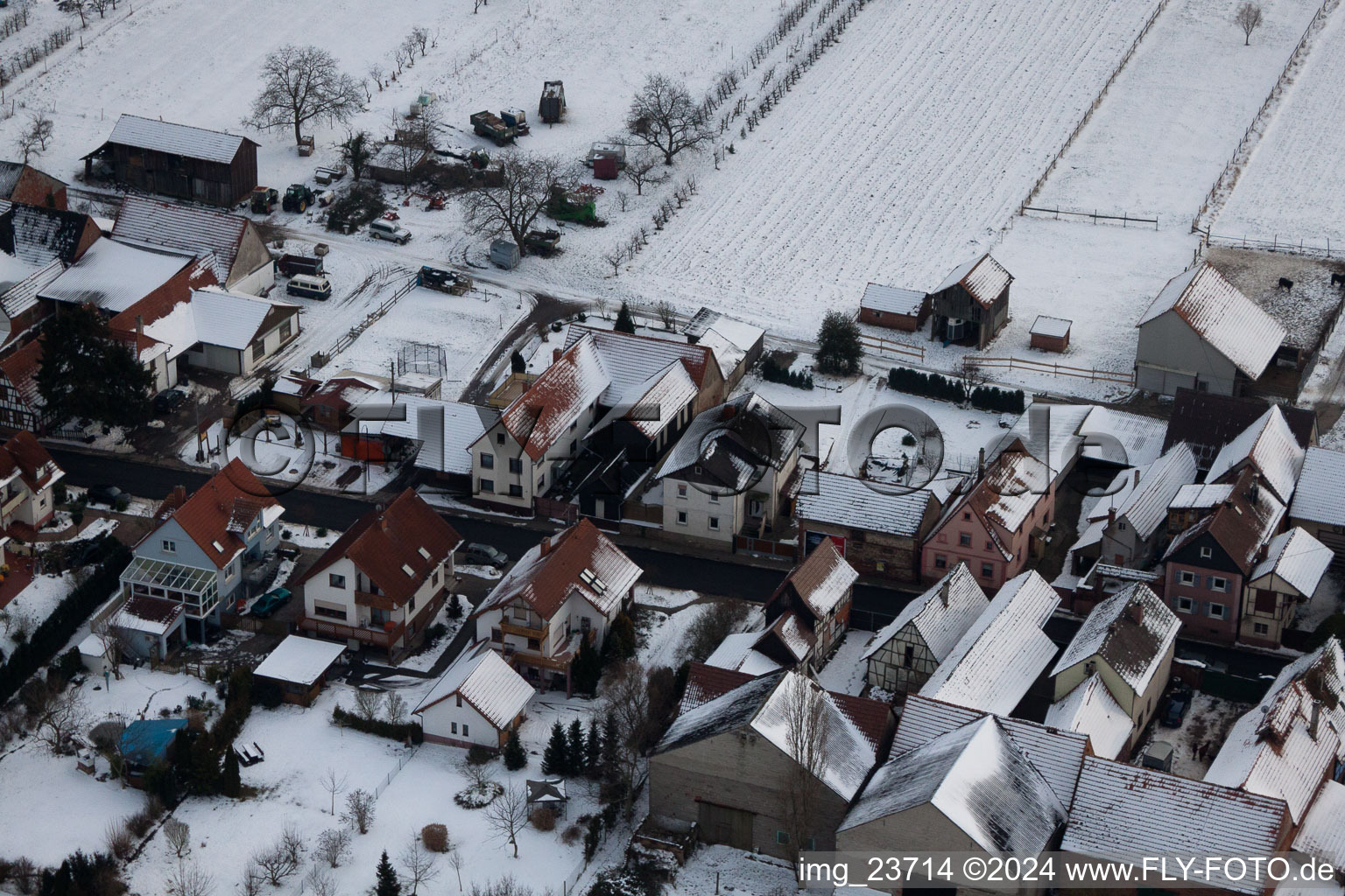 Hergersweiler dans le département Rhénanie-Palatinat, Allemagne d'en haut