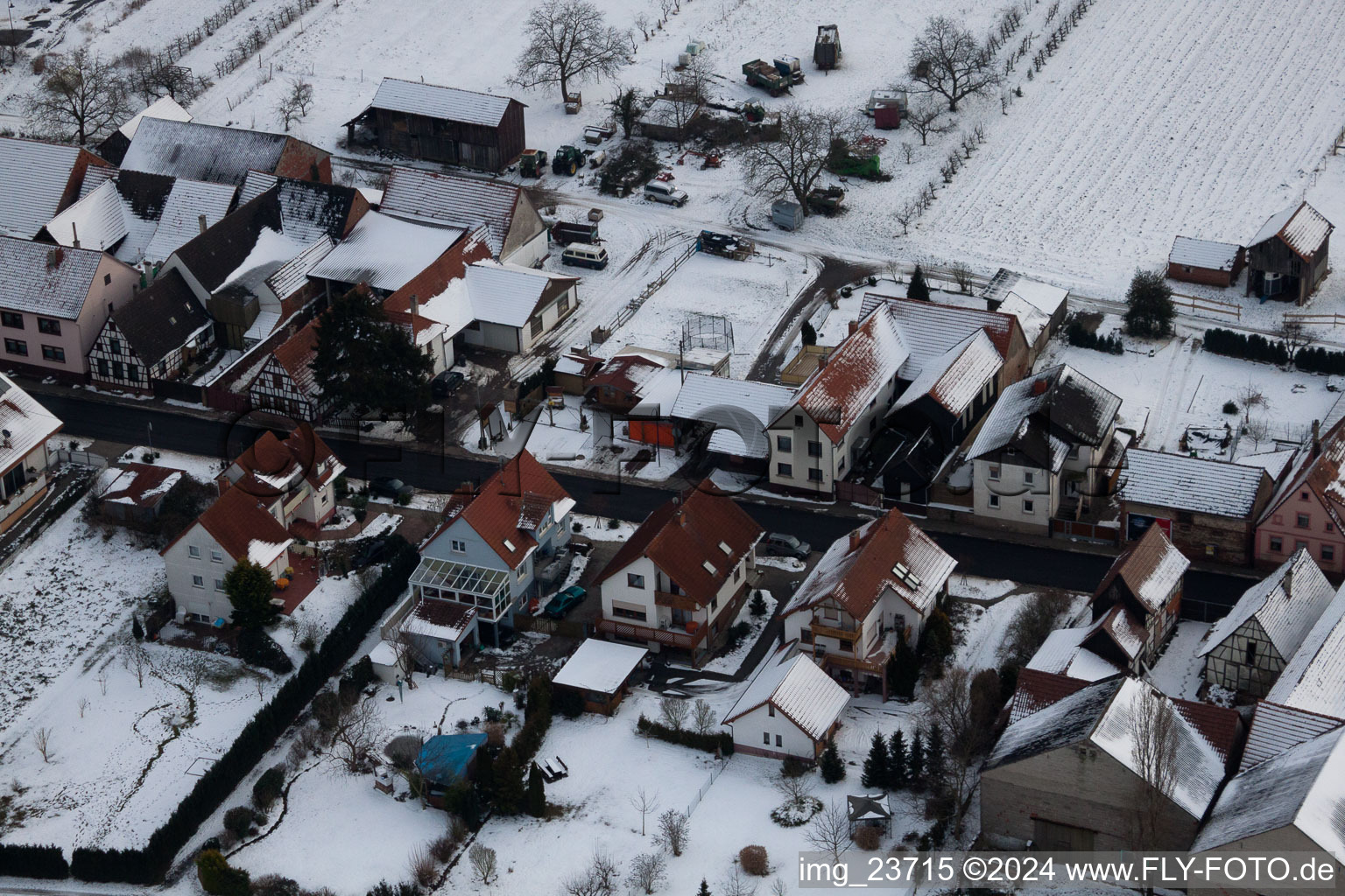 Hergersweiler dans le département Rhénanie-Palatinat, Allemagne hors des airs