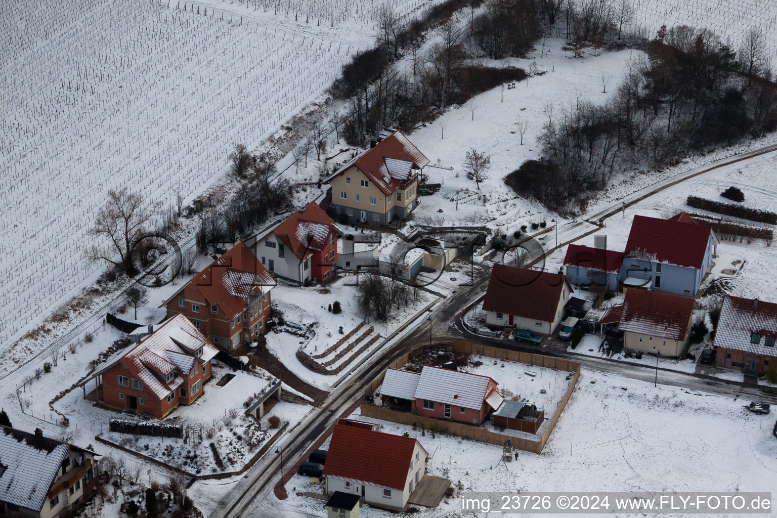 Photographie aérienne de Hergersweiler dans le département Rhénanie-Palatinat, Allemagne