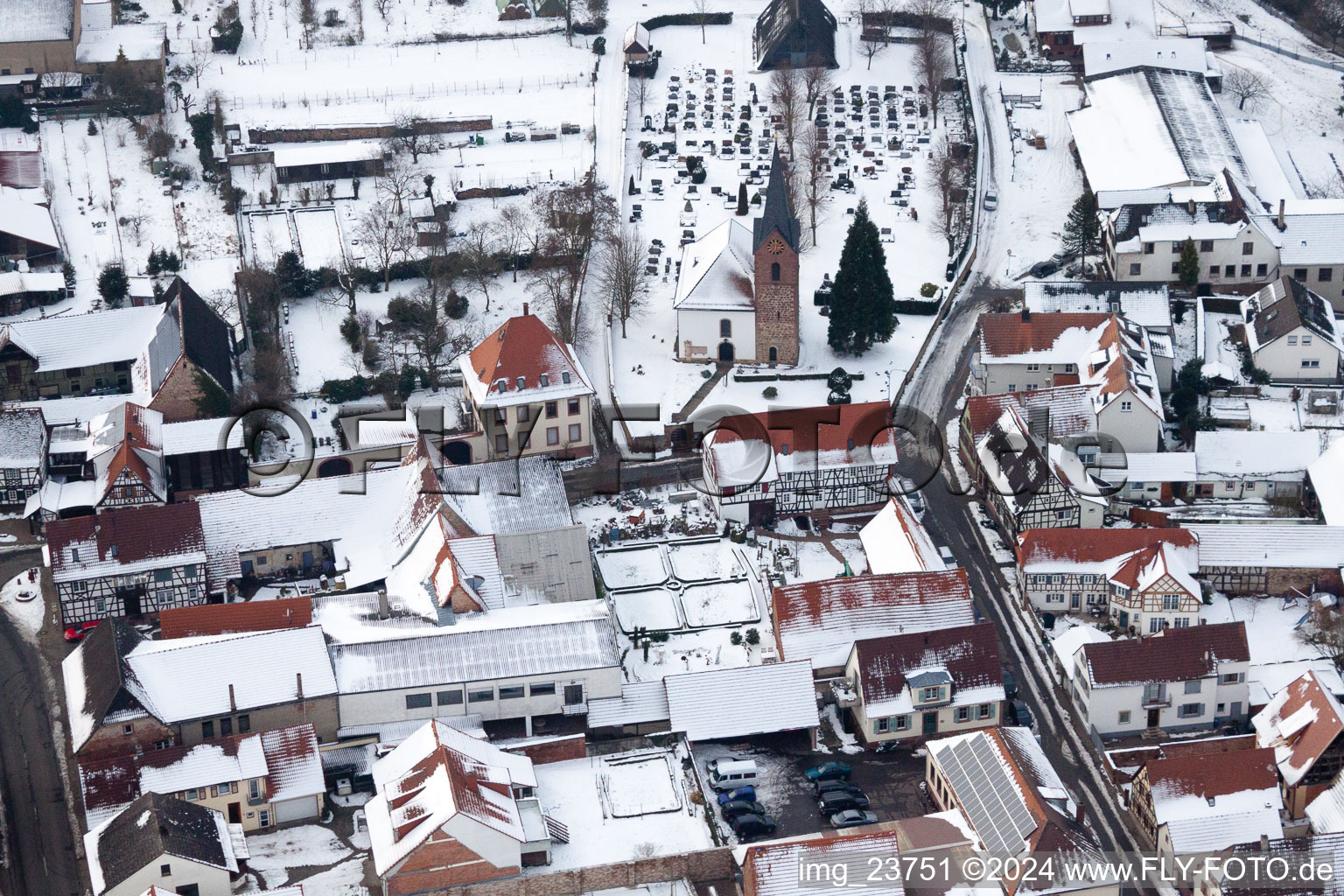 Winden dans le département Rhénanie-Palatinat, Allemagne vue du ciel