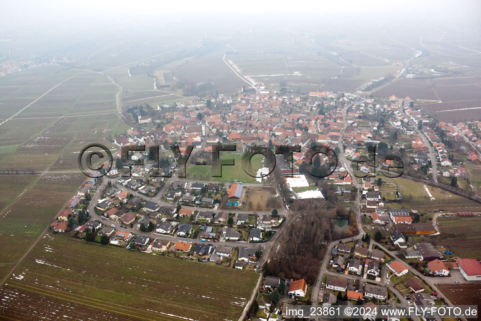 Quartier Mörzheim in Landau in der Pfalz dans le département Rhénanie-Palatinat, Allemagne vue du ciel