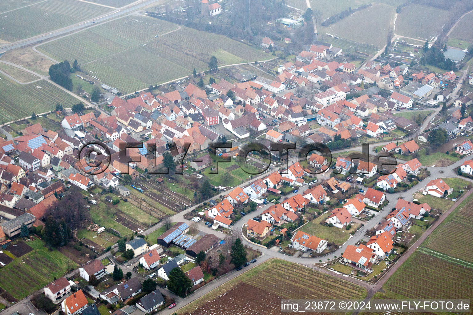 Vue aérienne de Quartier Mörzheim in Landau in der Pfalz dans le département Rhénanie-Palatinat, Allemagne