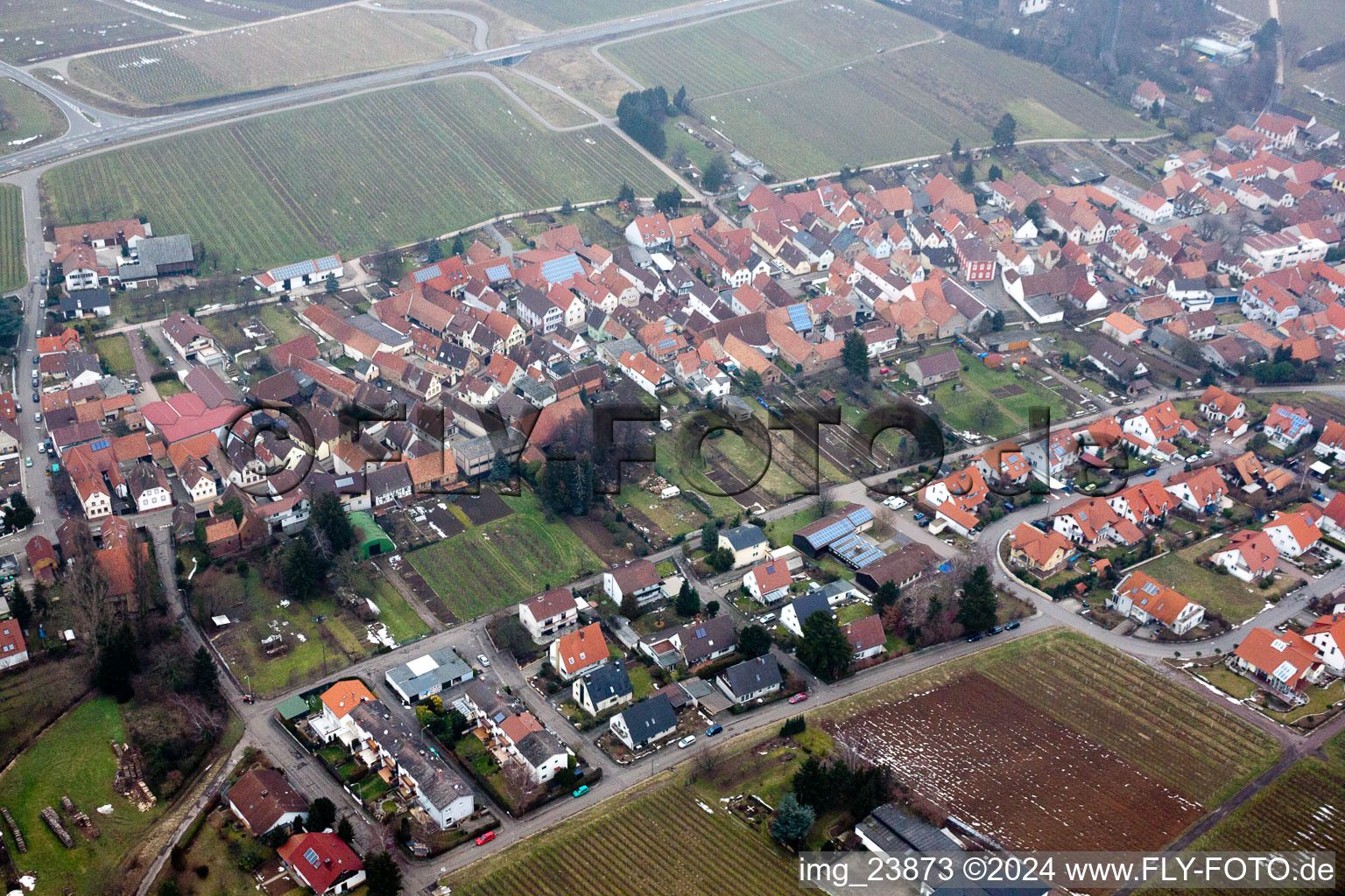 Photographie aérienne de Quartier Mörzheim in Landau in der Pfalz dans le département Rhénanie-Palatinat, Allemagne