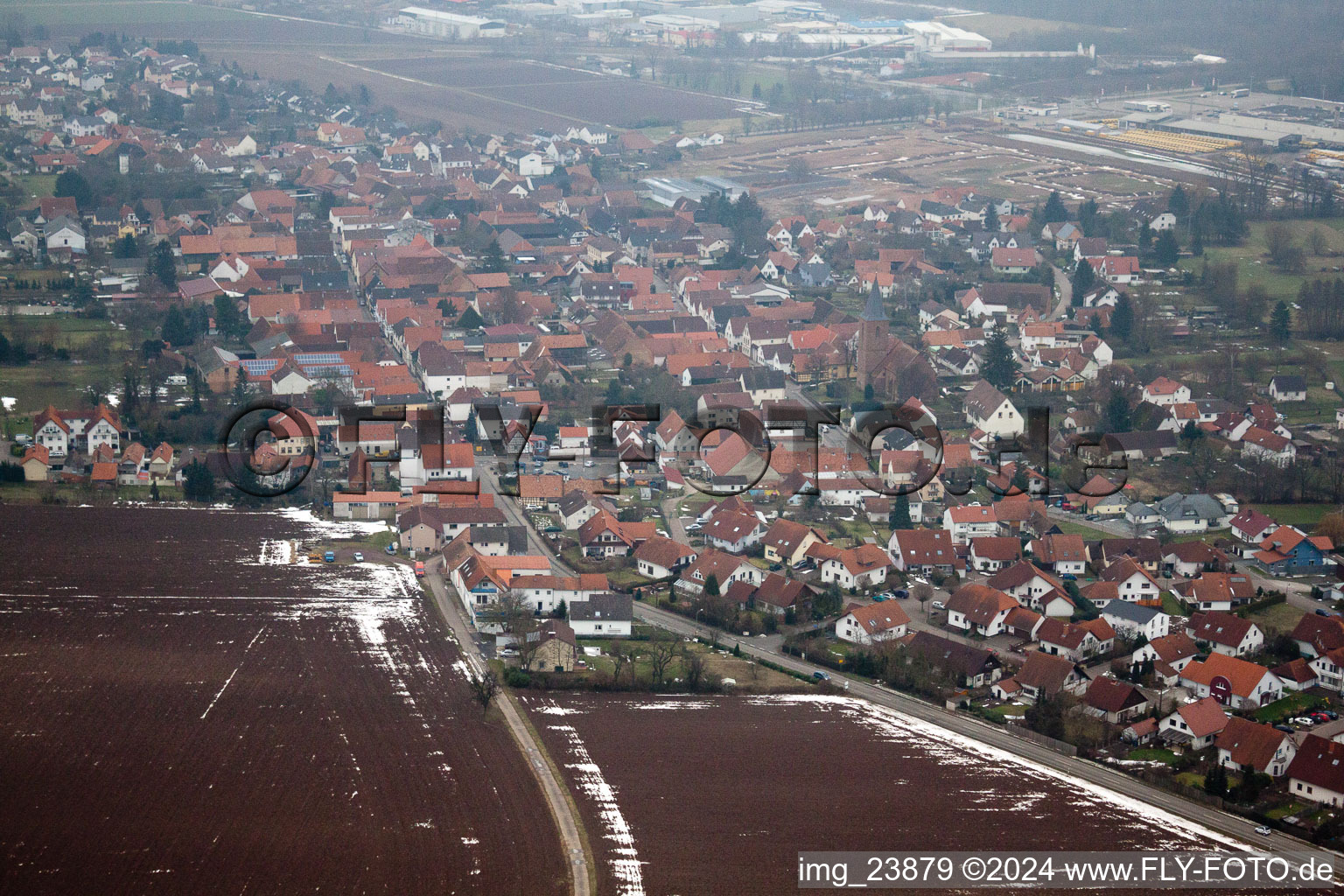 Photographie aérienne de Rohrbach dans le département Rhénanie-Palatinat, Allemagne