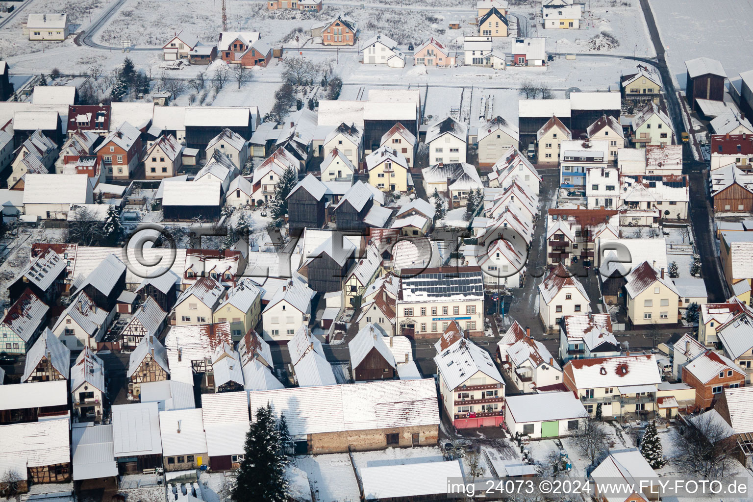 Hatzenbühl dans le département Rhénanie-Palatinat, Allemagne d'en haut