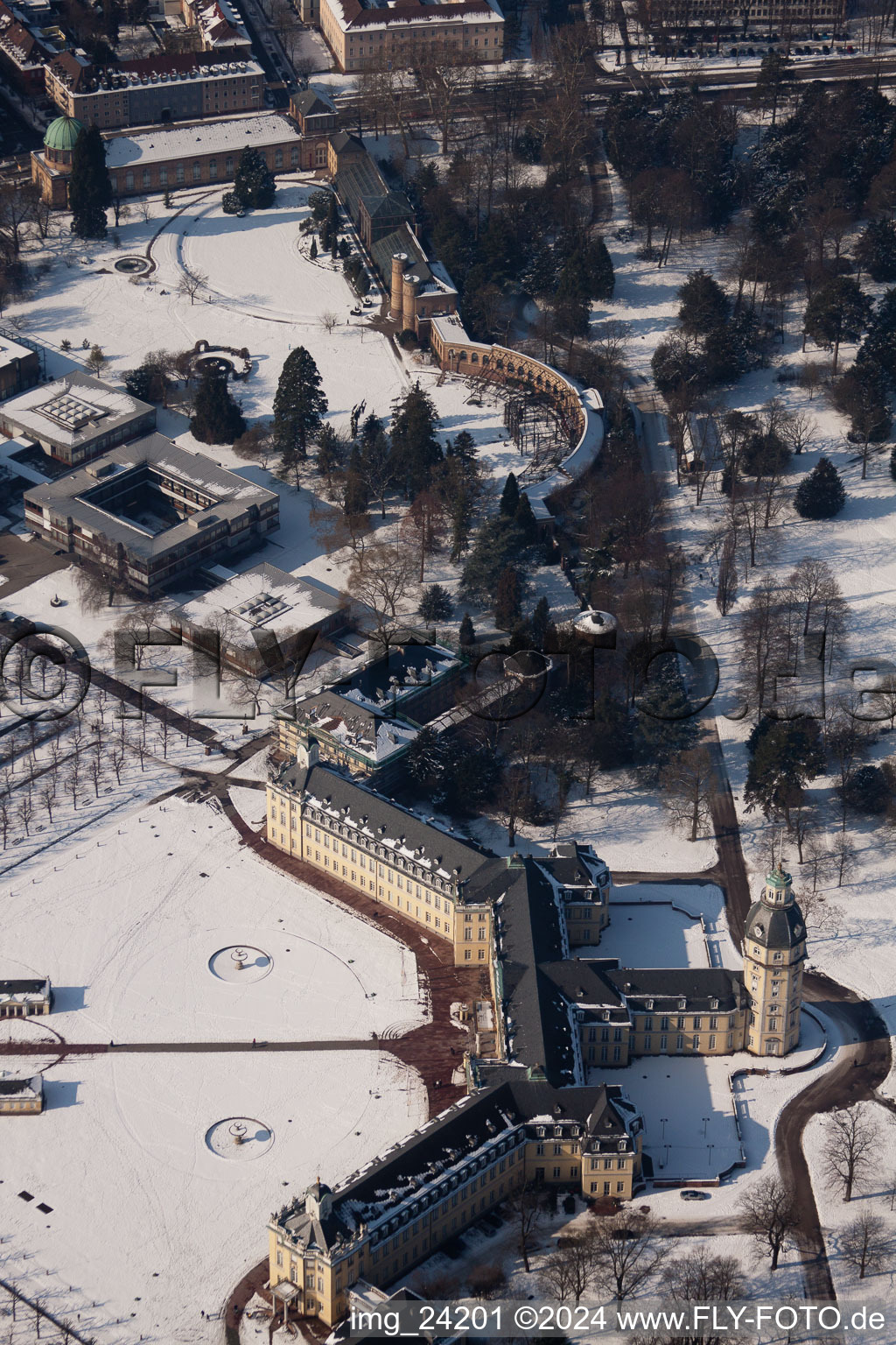 Image drone de Verrouillage à le quartier Innenstadt-West in Karlsruhe dans le département Bade-Wurtemberg, Allemagne