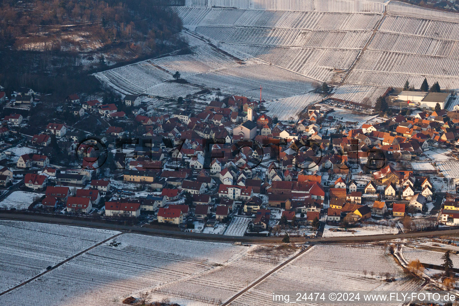 Image drone de Eschbach dans le département Rhénanie-Palatinat, Allemagne