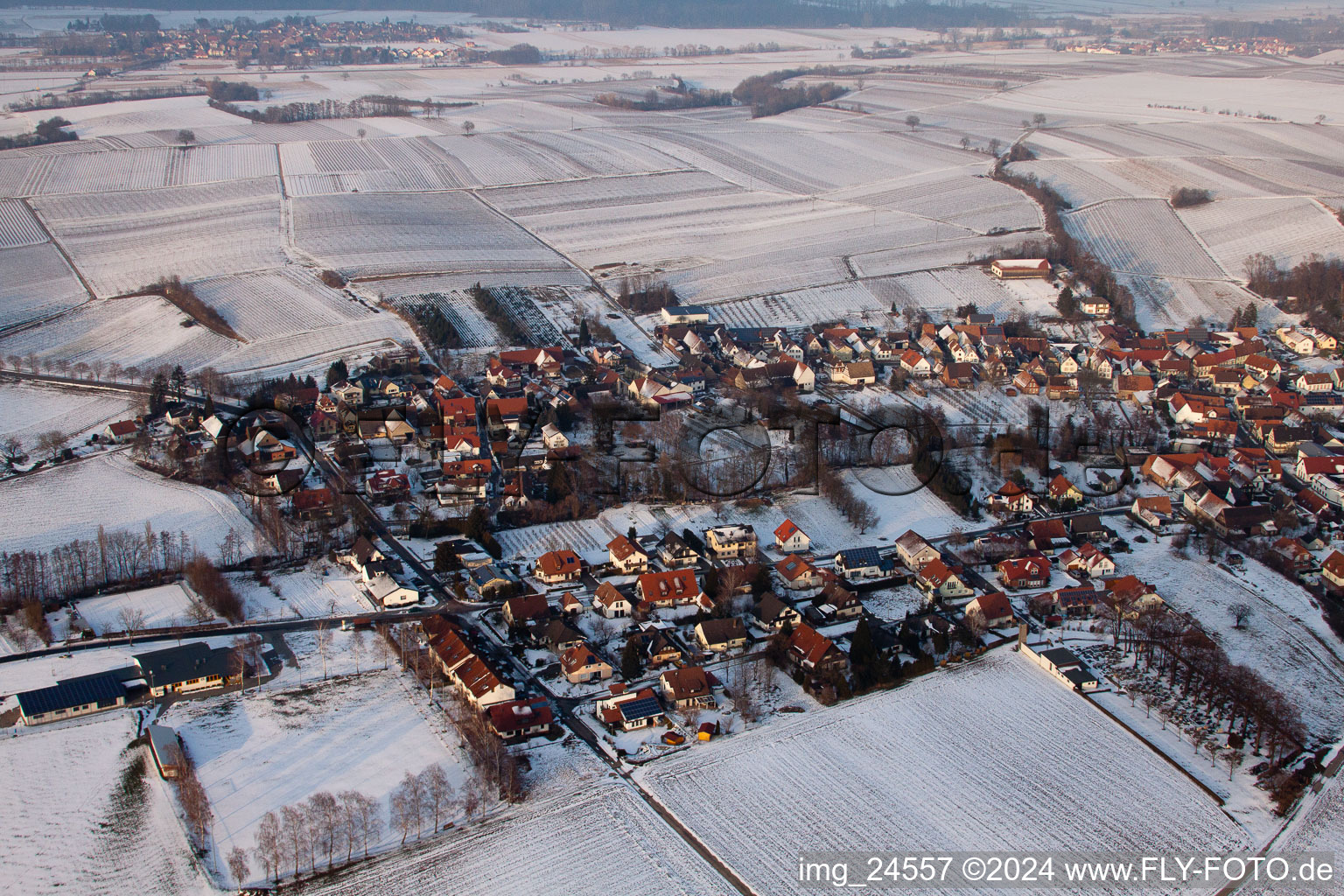 Image drone de Dierbach dans le département Rhénanie-Palatinat, Allemagne