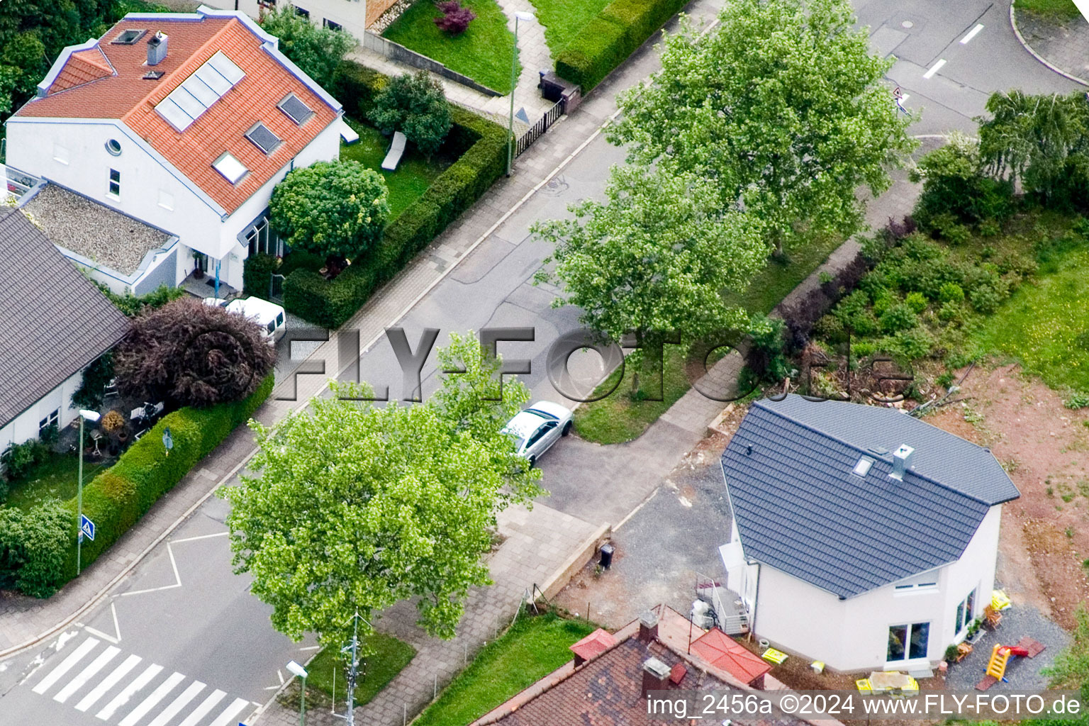 Vue aérienne de SW, Schwarzwaldstr. à Pforzheim dans le département Bade-Wurtemberg, Allemagne