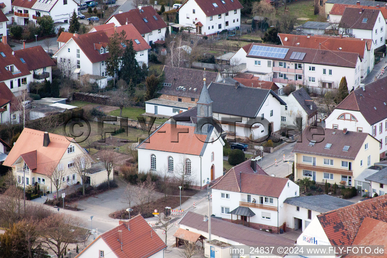 Quartier Mörlheim in Landau in der Pfalz dans le département Rhénanie-Palatinat, Allemagne d'en haut