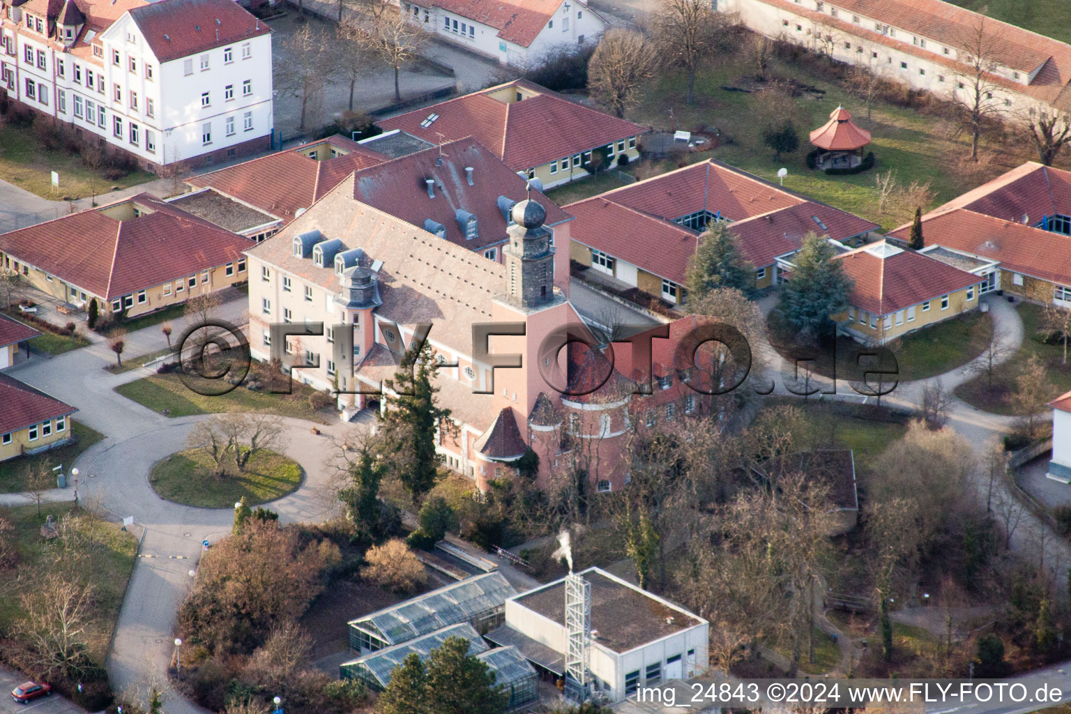 Vue aérienne de Stift, Jakob-Reeb-Schule‎ Jugendwerk St. Josef‎ à Landau in der Pfalz dans le département Rhénanie-Palatinat, Allemagne