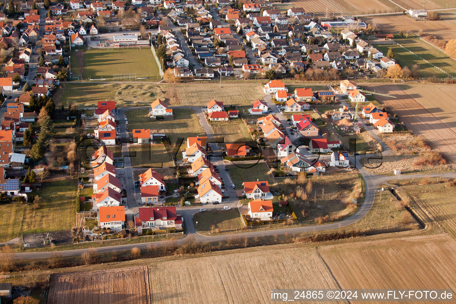 Quartier Dammheim in Landau in der Pfalz dans le département Rhénanie-Palatinat, Allemagne d'un drone