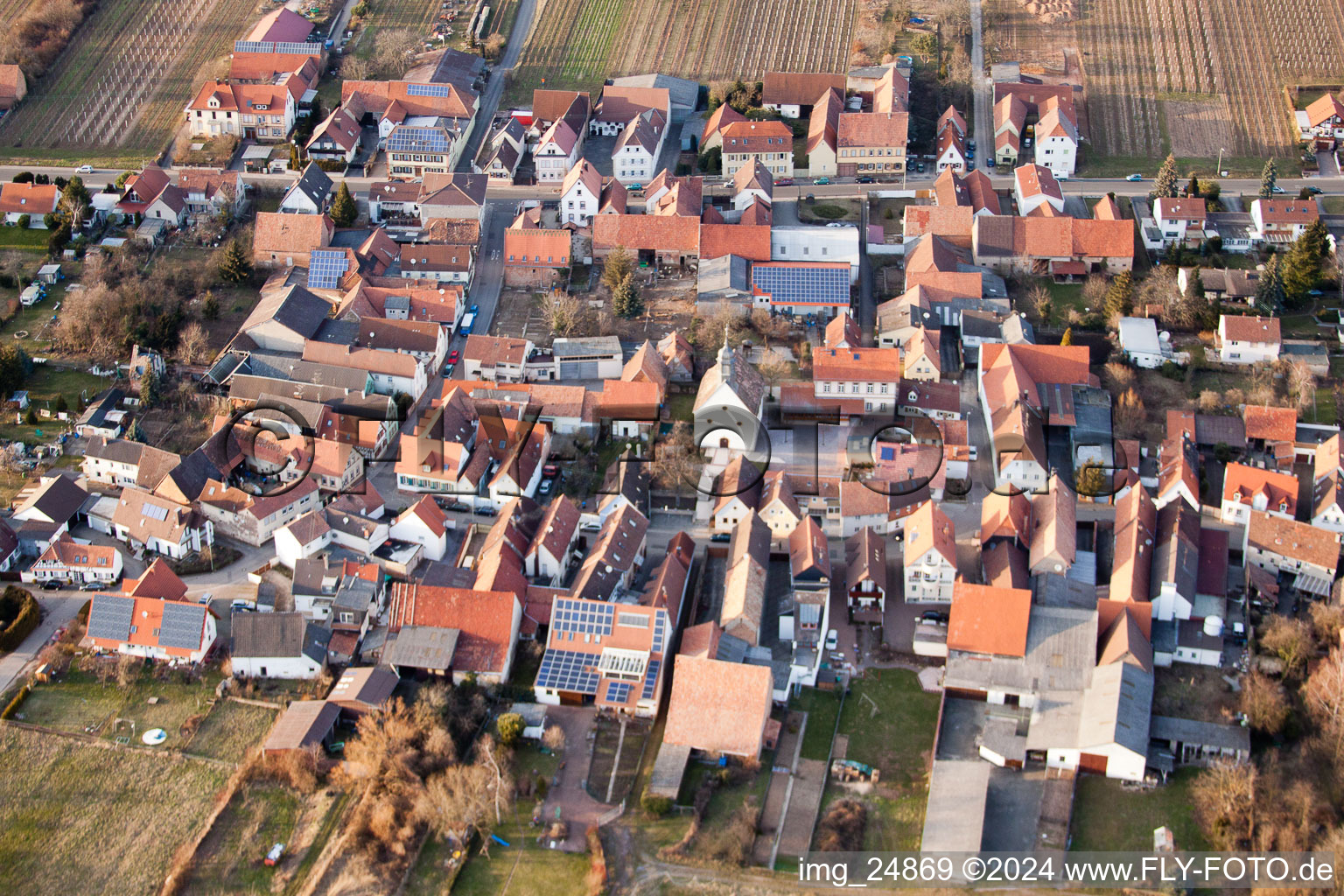 Vue oblique de Quartier Dammheim in Landau in der Pfalz dans le département Rhénanie-Palatinat, Allemagne