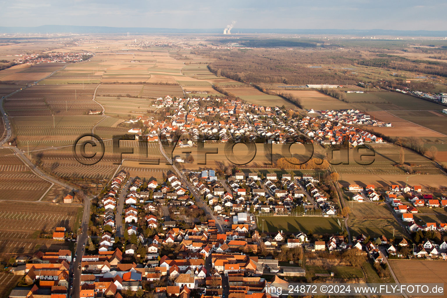 Quartier Dammheim in Landau in der Pfalz dans le département Rhénanie-Palatinat, Allemagne vue d'en haut