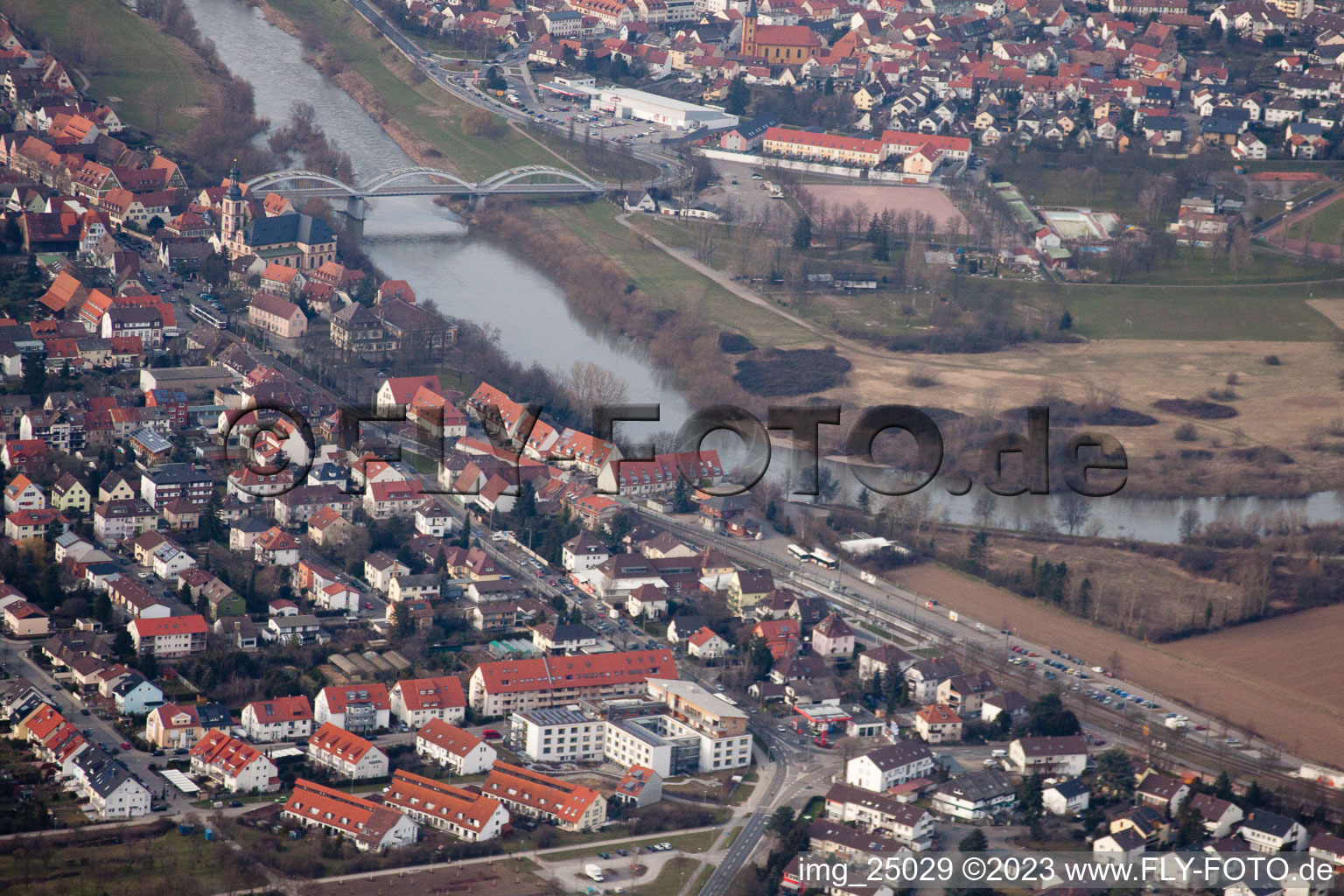Photographie aérienne de Quartier Seckenheim in Mannheim dans le département Bade-Wurtemberg, Allemagne