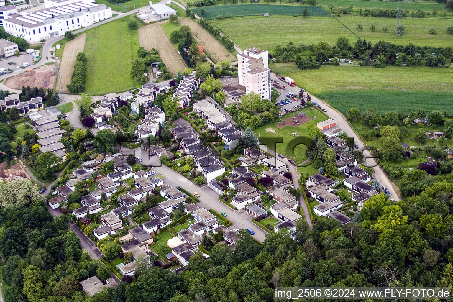 Birkenfeld dans le département Bade-Wurtemberg, Allemagne d'en haut