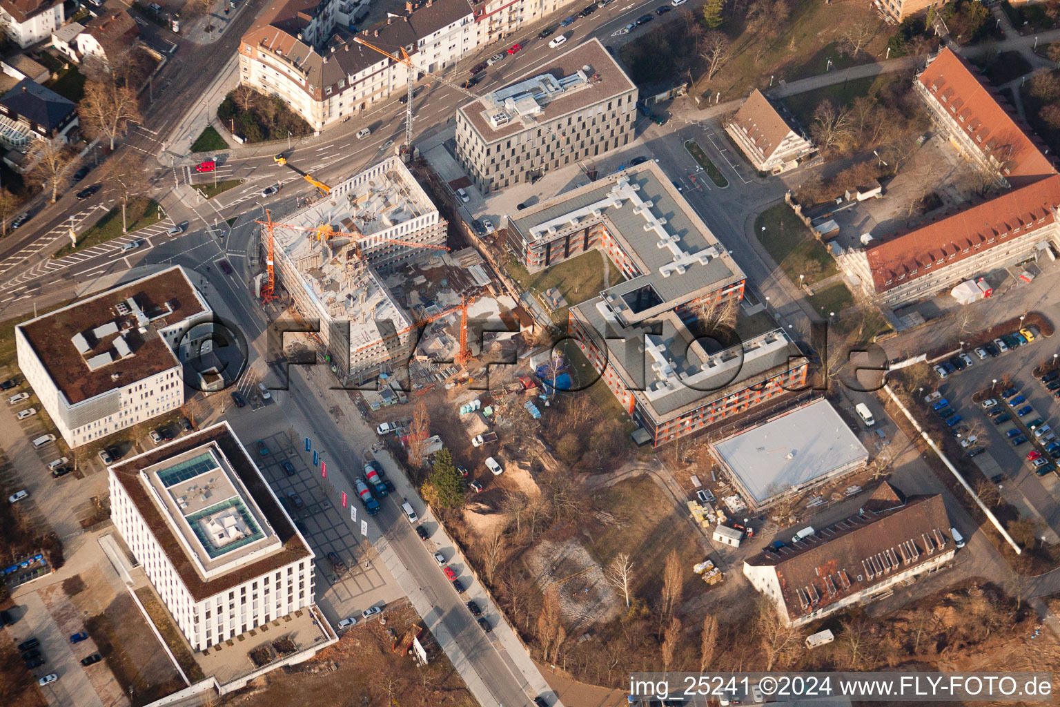 Vue oblique de Projet EASTSITE de BAU Bauträgergesellschaft mbH à le quartier Neuostheim in Mannheim dans le département Bade-Wurtemberg, Allemagne