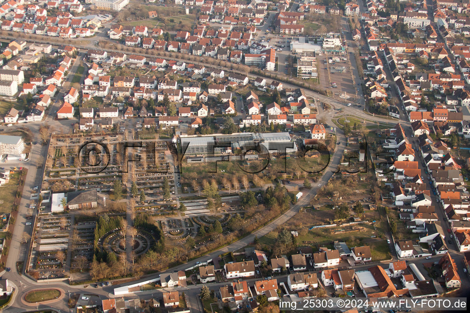 Ketsch dans le département Bade-Wurtemberg, Allemagne depuis l'avion