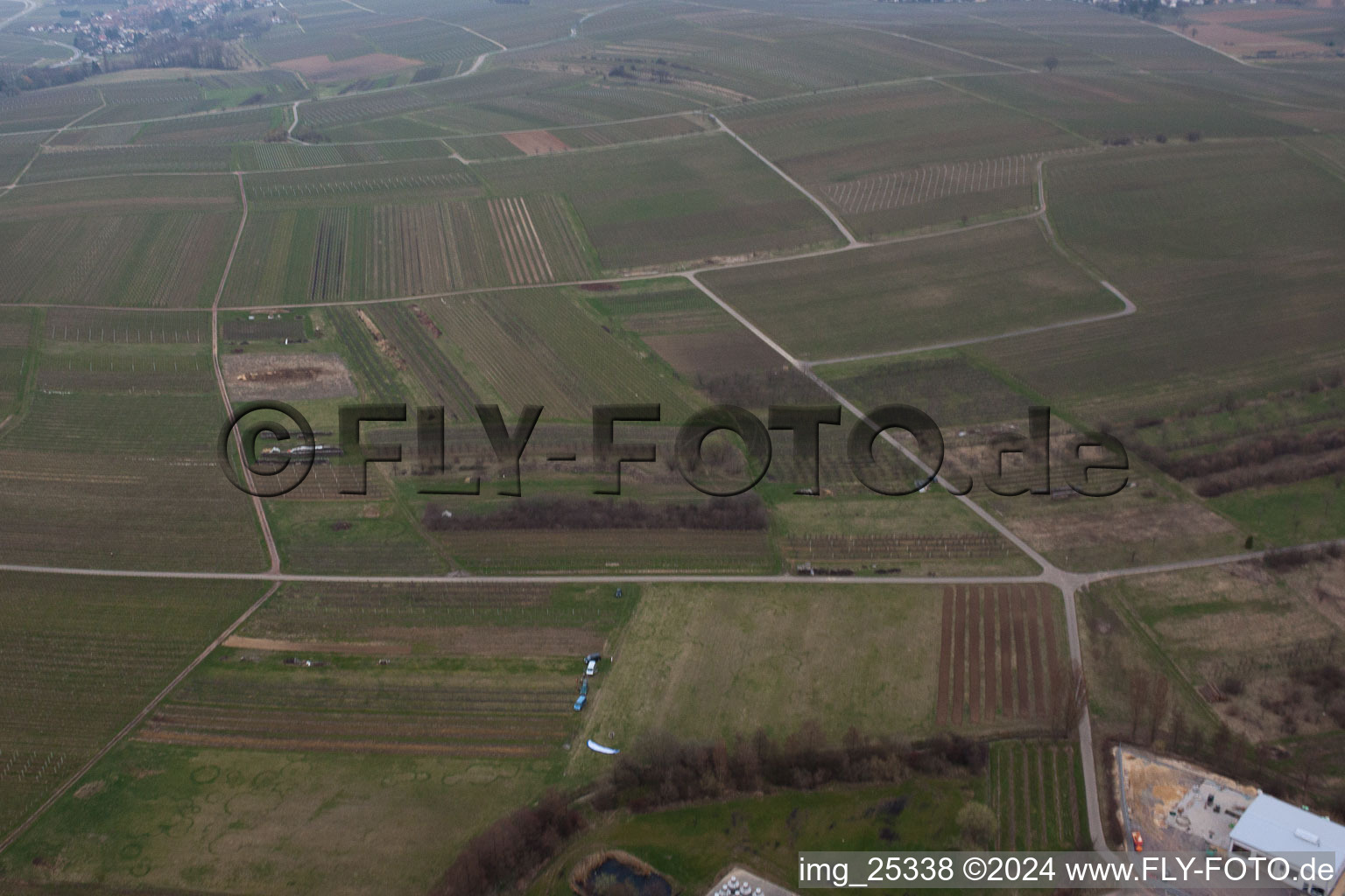 Photographie aérienne de À l'Ahlmühle à Ilbesheim bei Landau in der Pfalz dans le département Rhénanie-Palatinat, Allemagne