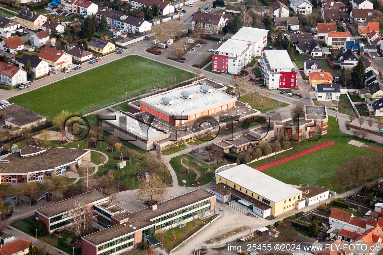 Photographie aérienne de Quartier Maximiliansau in Wörth am Rhein dans le département Rhénanie-Palatinat, Allemagne