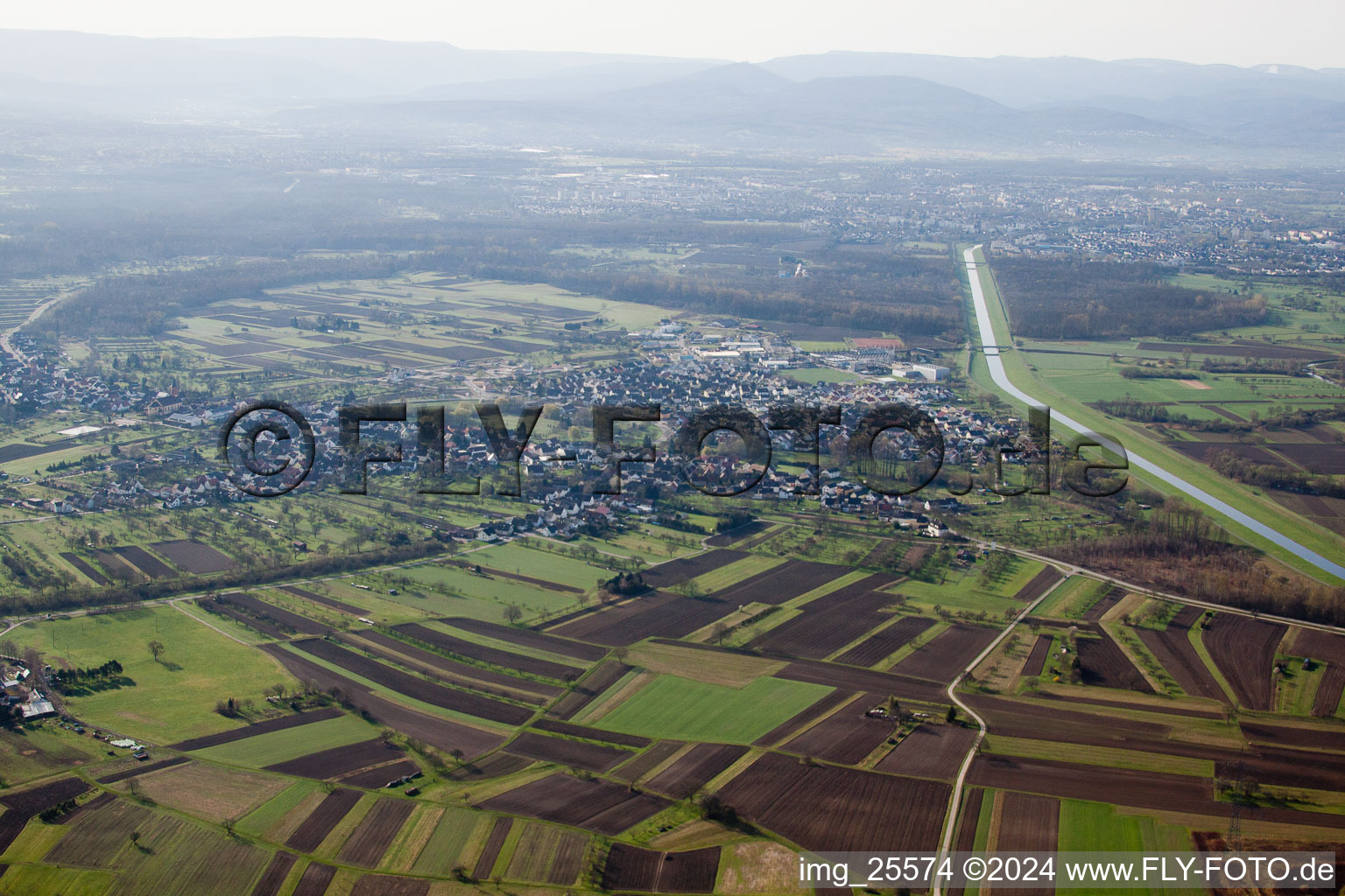 Steinmauern dans le département Bade-Wurtemberg, Allemagne vue d'en haut