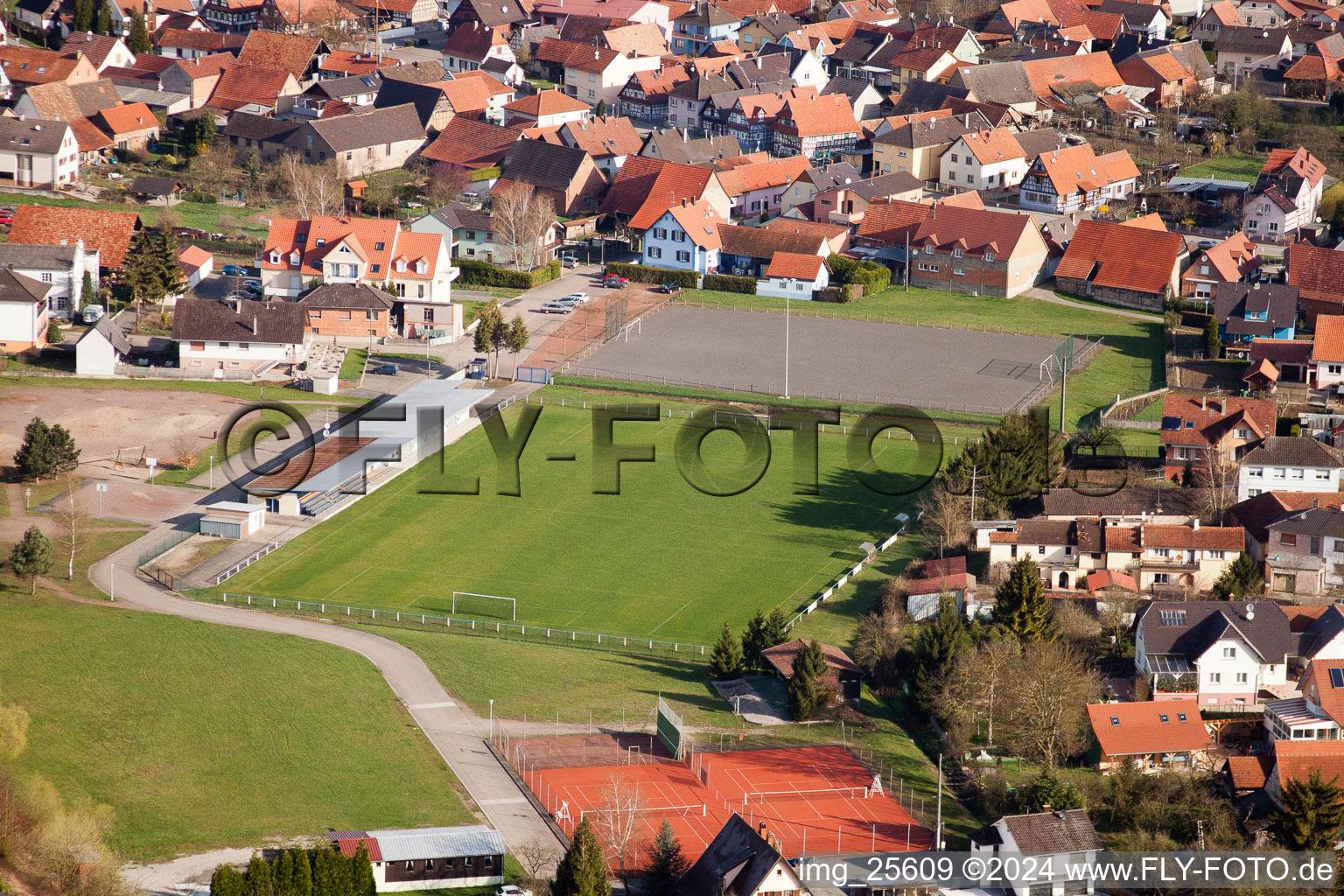 Mothern dans le département Bas Rhin, France d'en haut