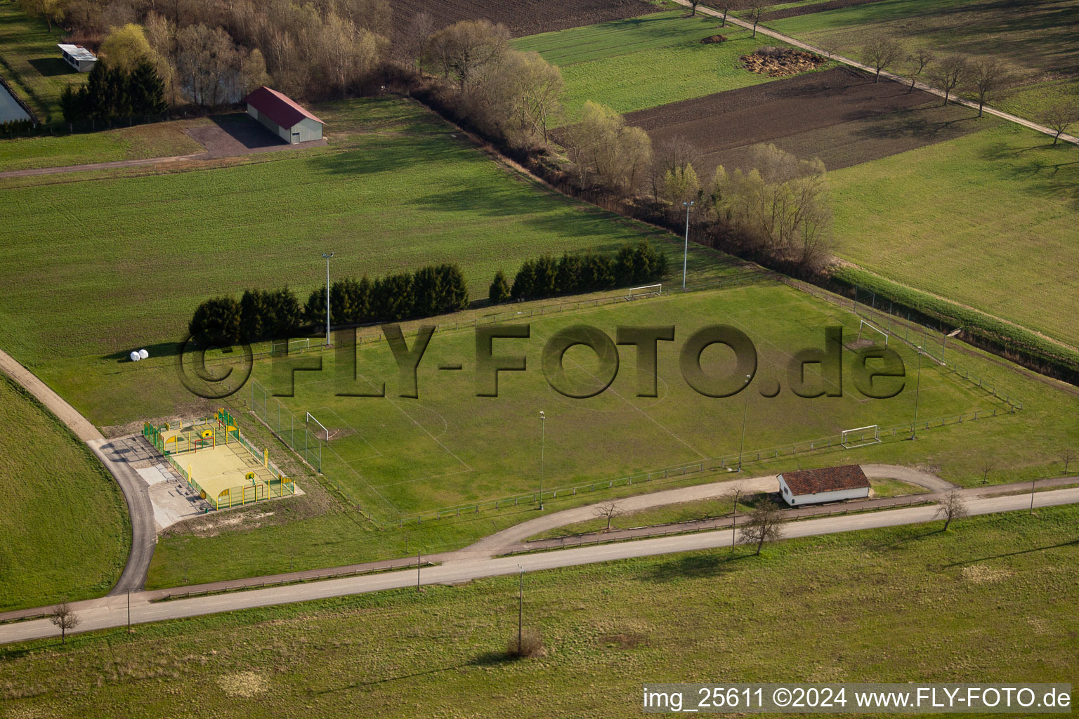 Mothern dans le département Bas Rhin, France vue d'en haut