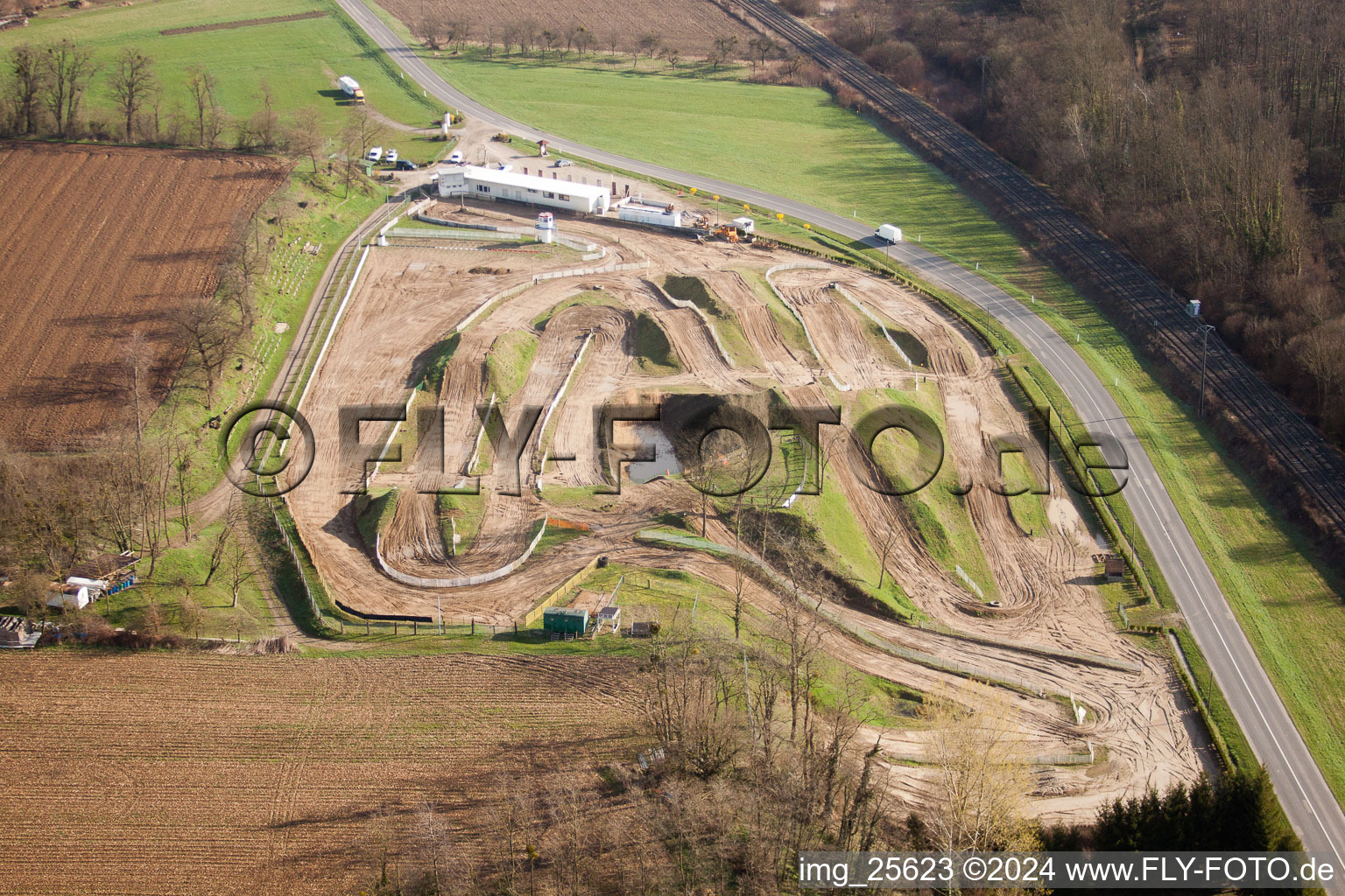 Mothern dans le département Bas Rhin, France d'en haut