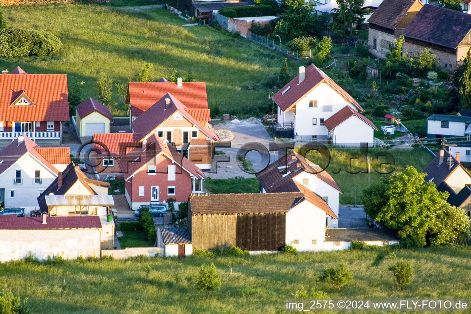 Enregistrement par drone de Quartier Büchelberg in Wörth am Rhein dans le département Rhénanie-Palatinat, Allemagne