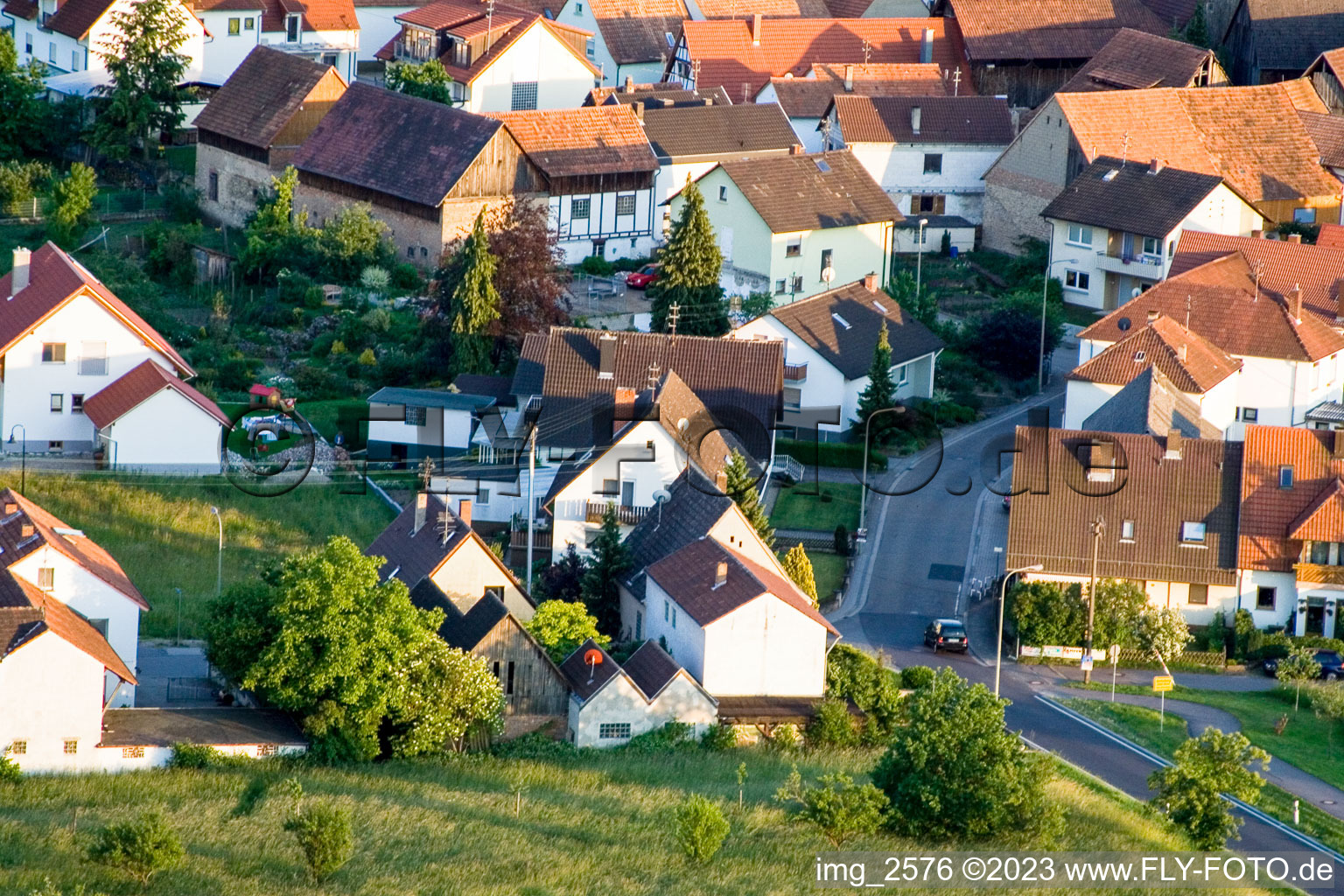 Image drone de Quartier Büchelberg in Wörth am Rhein dans le département Rhénanie-Palatinat, Allemagne