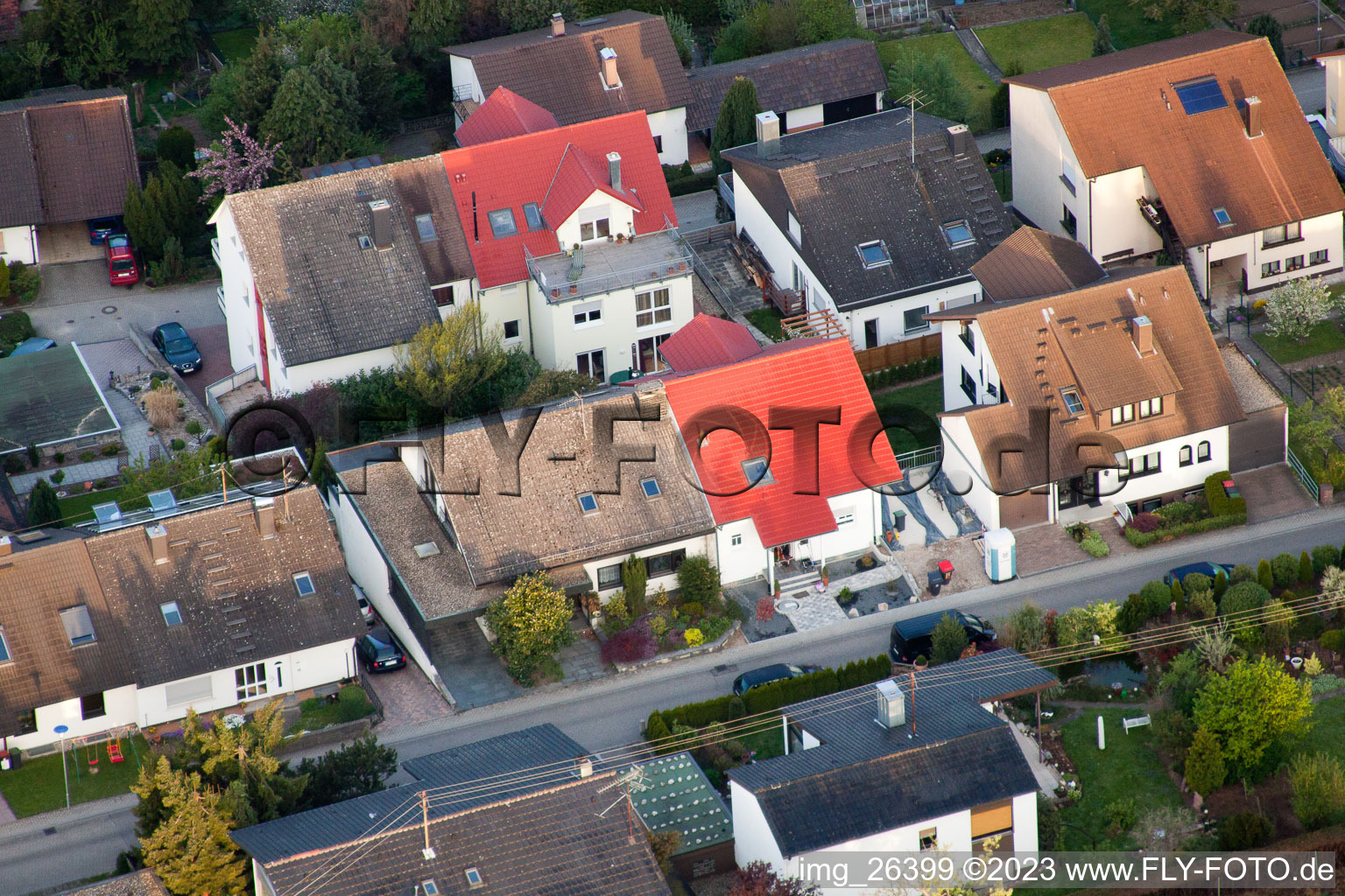 Image drone de Quartier Grünwettersbach in Karlsruhe dans le département Bade-Wurtemberg, Allemagne