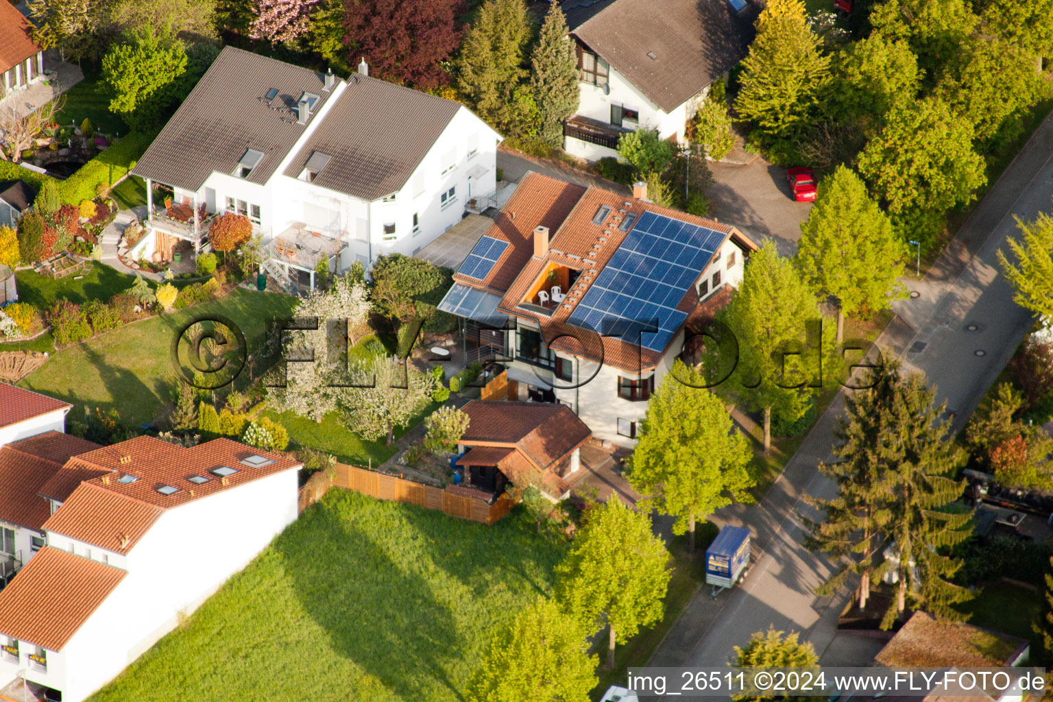 Photographie aérienne de Quartier Stupferich in Karlsruhe dans le département Bade-Wurtemberg, Allemagne