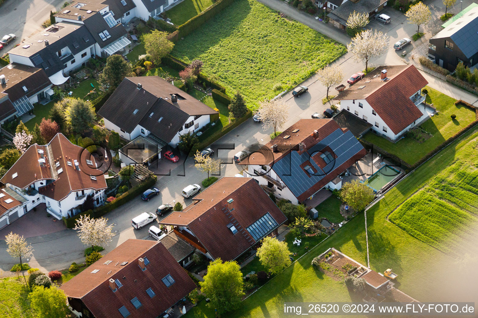 Image drone de Quartier Stupferich in Karlsruhe dans le département Bade-Wurtemberg, Allemagne