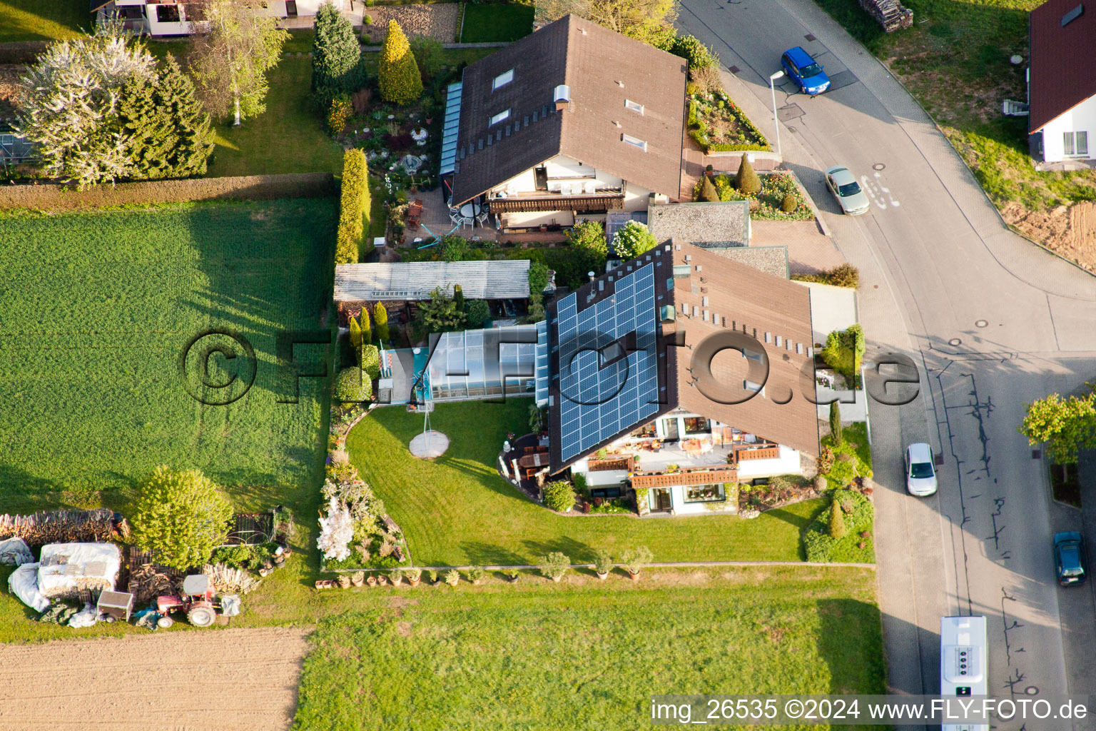 Image drone de Quartier Stupferich in Karlsruhe dans le département Bade-Wurtemberg, Allemagne