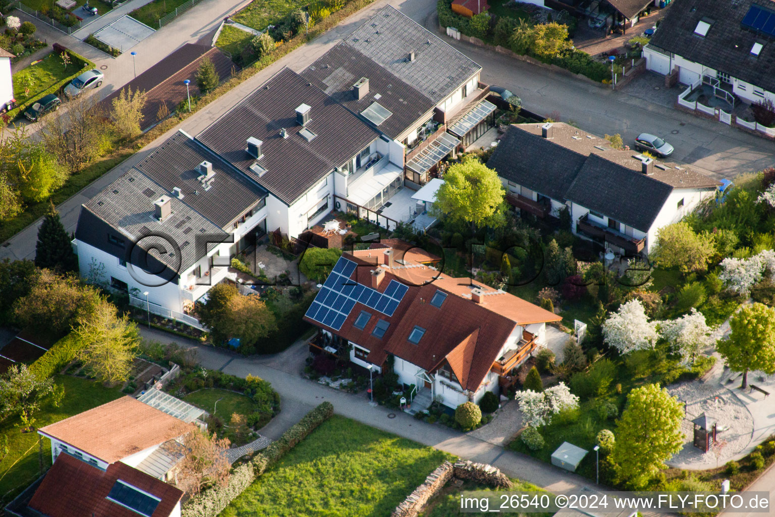 Photographie aérienne de Quartier Stupferich in Karlsruhe dans le département Bade-Wurtemberg, Allemagne