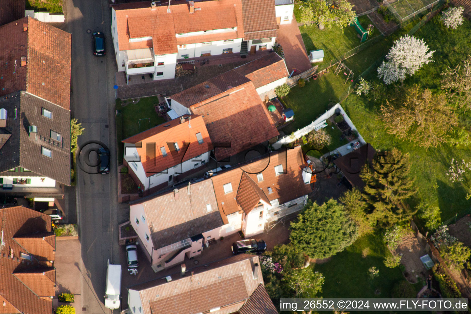 Quartier Stupferich in Karlsruhe dans le département Bade-Wurtemberg, Allemagne d'un drone