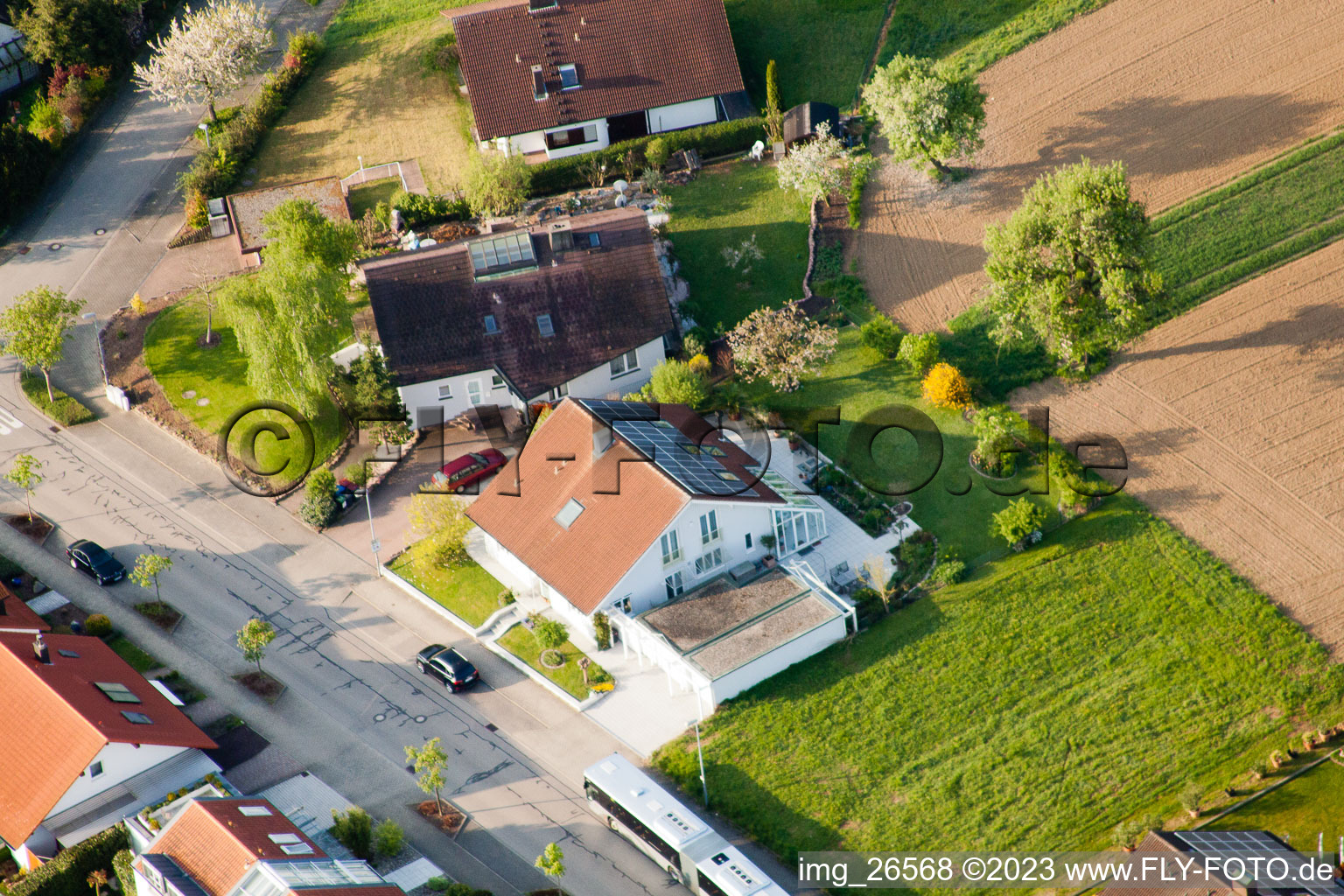 Image drone de Quartier Stupferich in Karlsruhe dans le département Bade-Wurtemberg, Allemagne