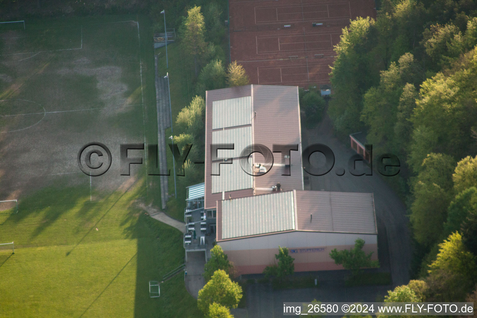 Quartier Stupferich in Karlsruhe dans le département Bade-Wurtemberg, Allemagne depuis l'avion