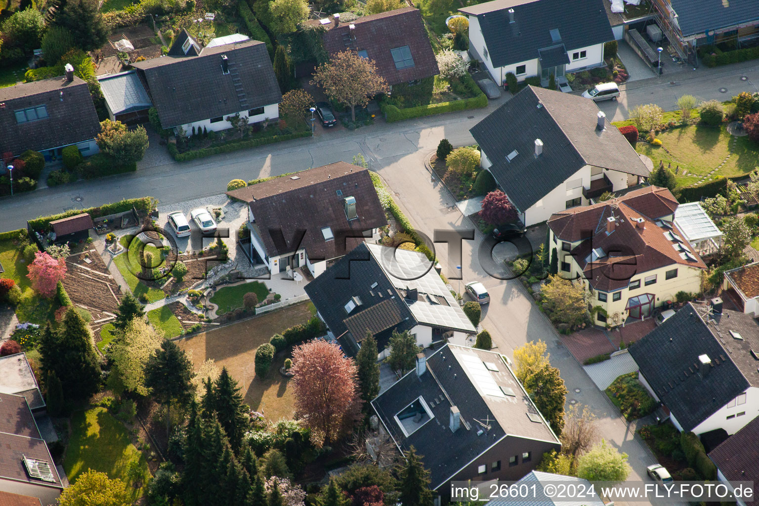 Image drone de Quartier Stupferich in Karlsruhe dans le département Bade-Wurtemberg, Allemagne