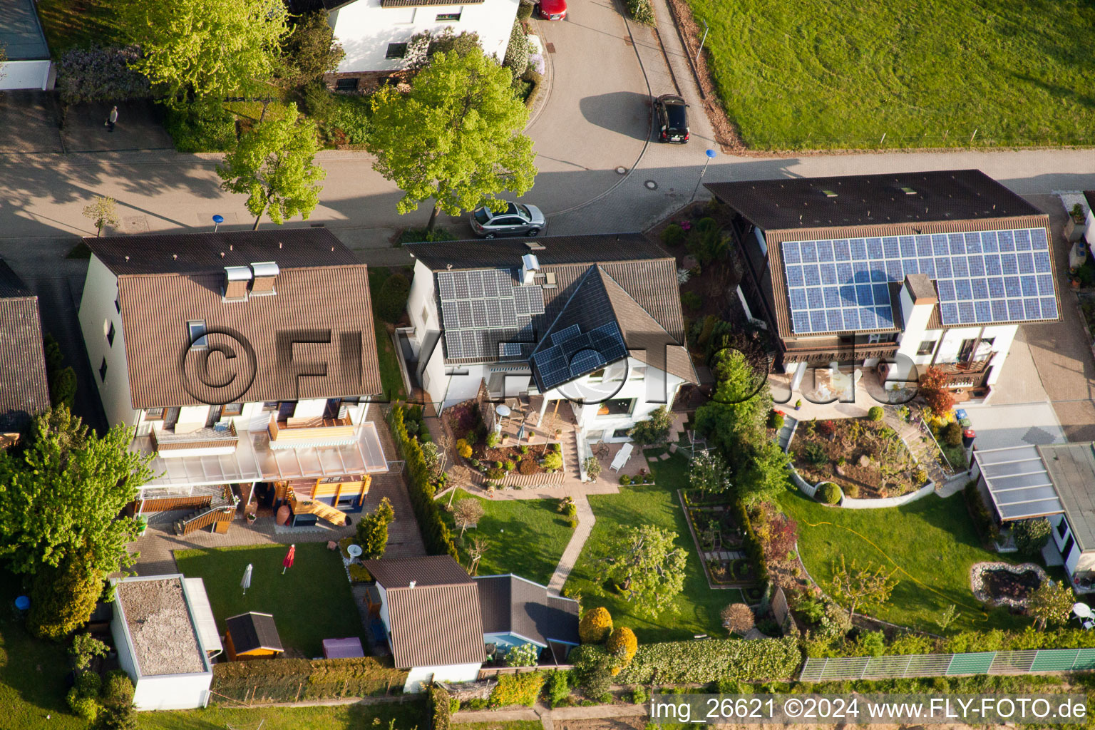 Image drone de Quartier Stupferich in Karlsruhe dans le département Bade-Wurtemberg, Allemagne